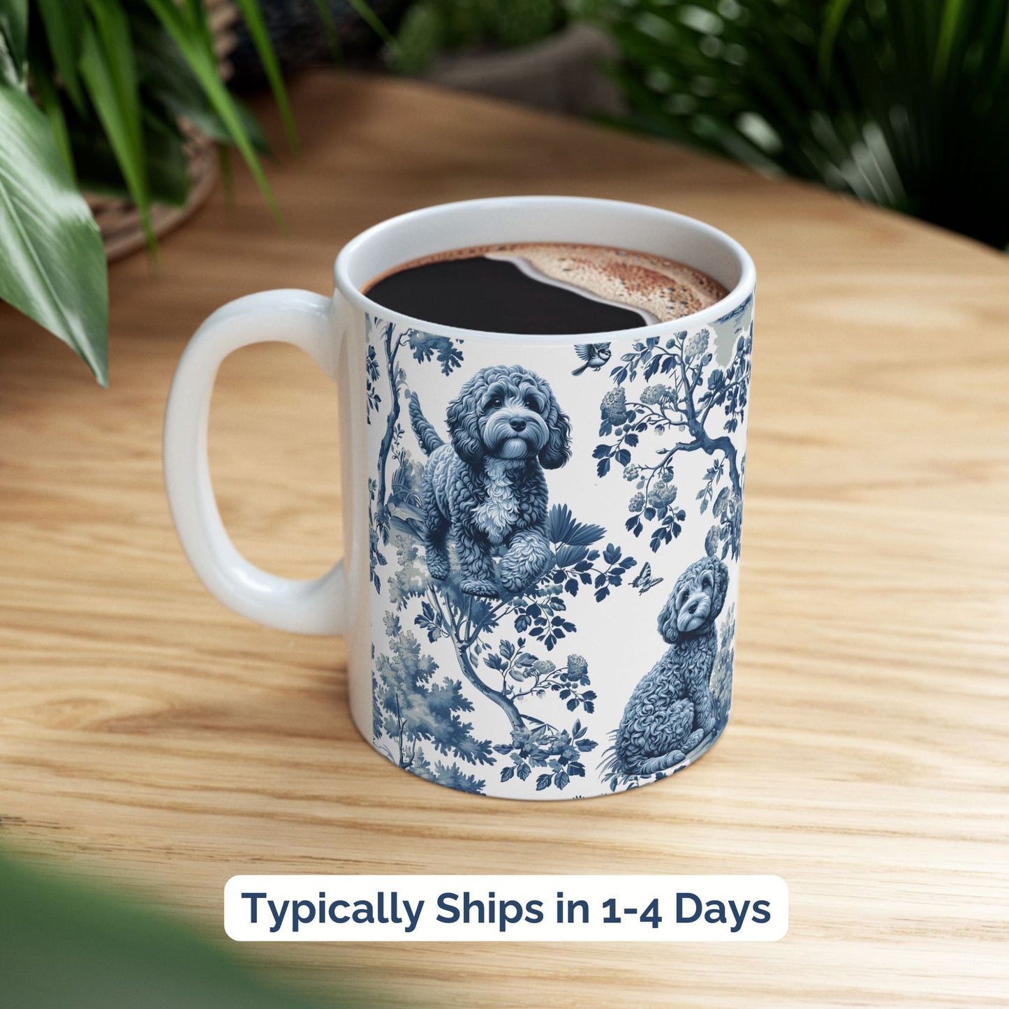 Cavapoo Mug - Toile