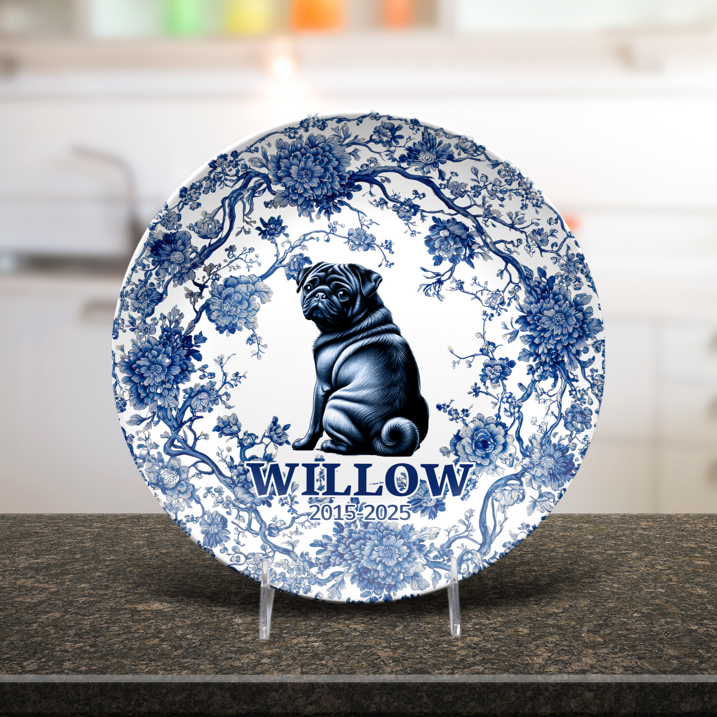 Pug - Personalized  Plate
