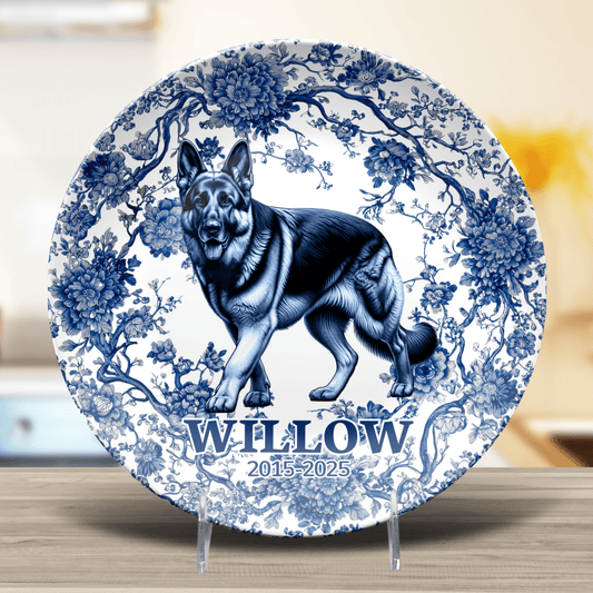 German Shepherd - Personalized Plate