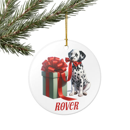 Dalmatian Ornament with Custom Name