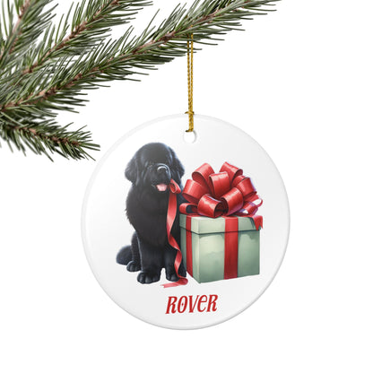 Newfoundland Ornament with Custom Name