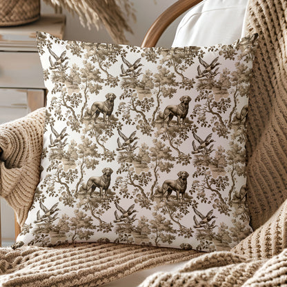 Chesapeake Bay Retriever Pillow Cover - Toile