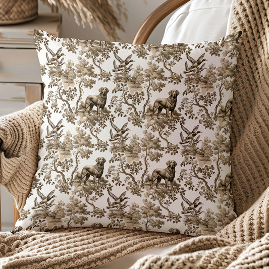 Chesapeake Bay Retriever Pillow Cover - Toile