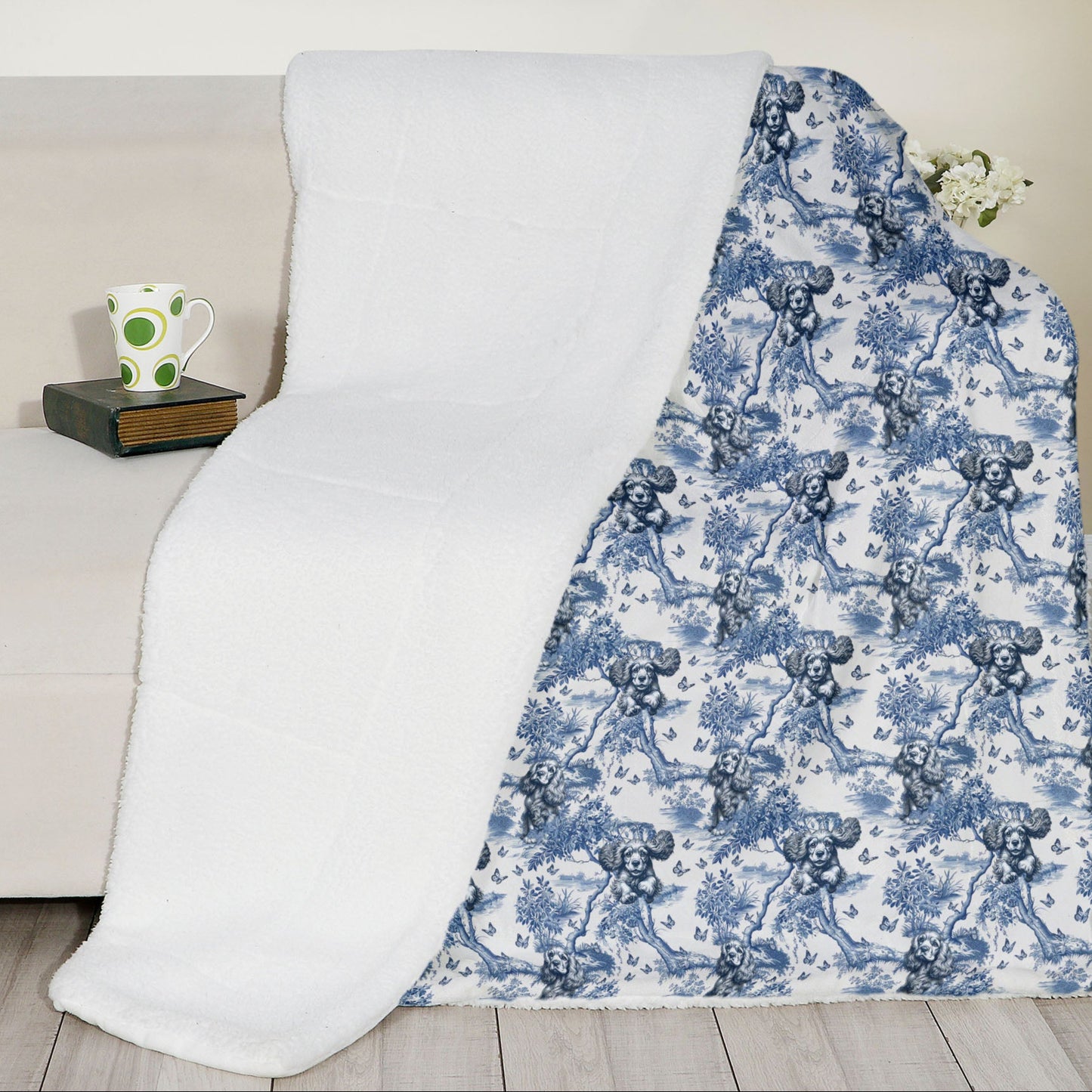 Cocker Spaniel Blanket - Toile