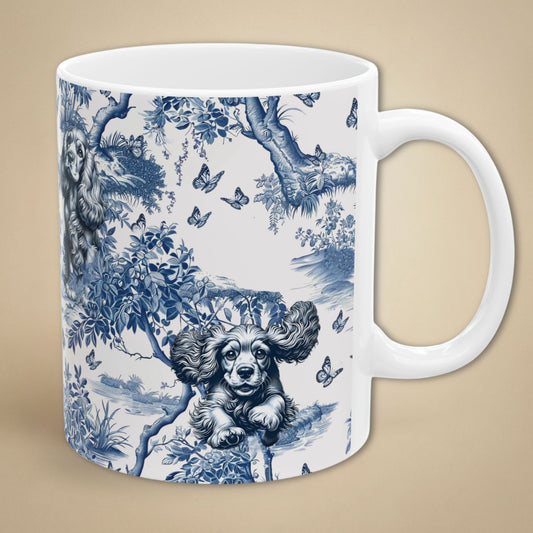 Cocker Spaniel Mug - Toile