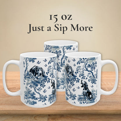 Coonhound Mug - Toile