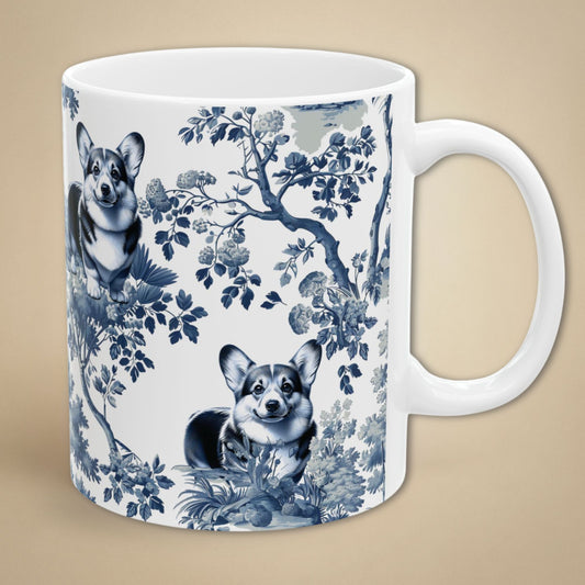 Corgi Mug - Toile
