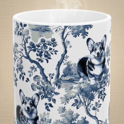 Corgi Mug - Toile