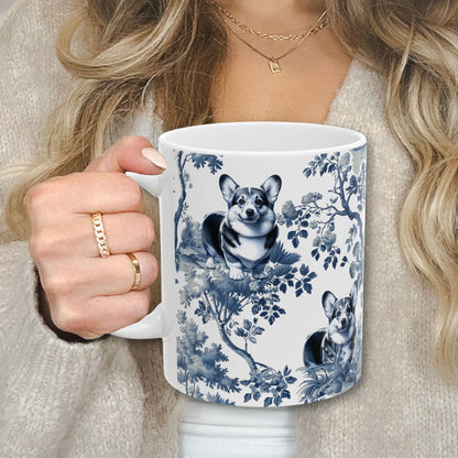 Corgi Mug - Toile