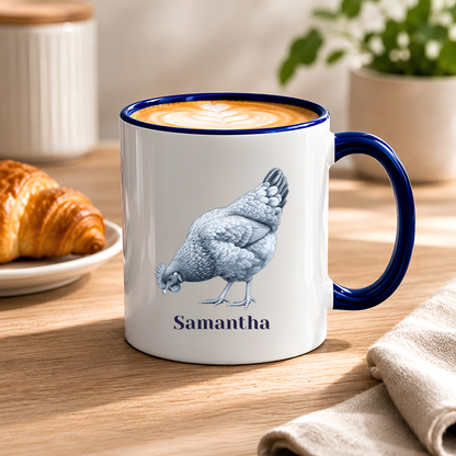 Chicken Pecking Mug - Personalized
