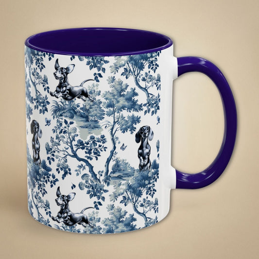 Dachshund Toile Mug