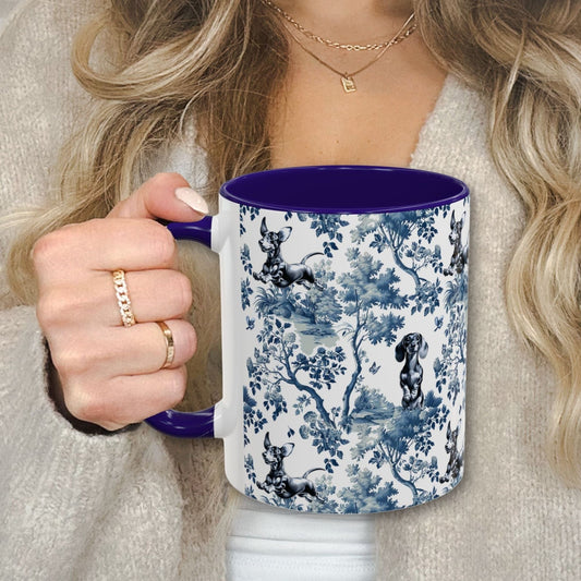 Dachshund Toile Mug