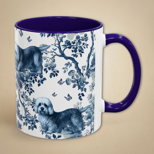 Dandie Dinmont Terrier Mug - Toile Pattern