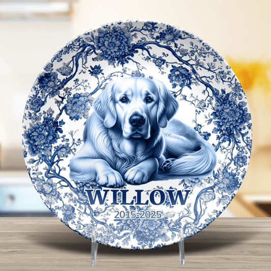 Golden Retriever - Personalized Plate