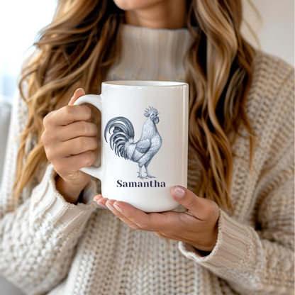 Rooster Mug - Personalized