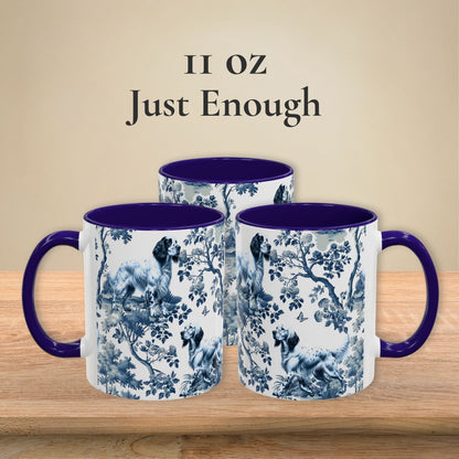 English Setter Mug - Toile Pattern