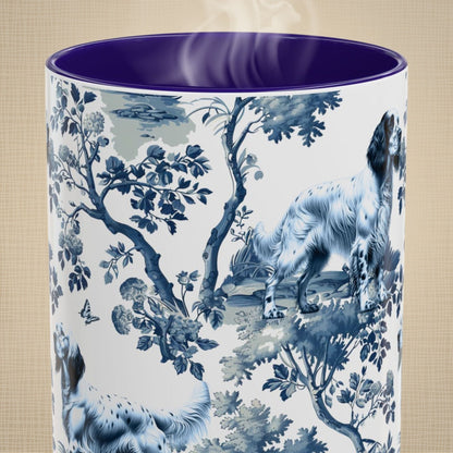 English Setter Mug - Toile Pattern
