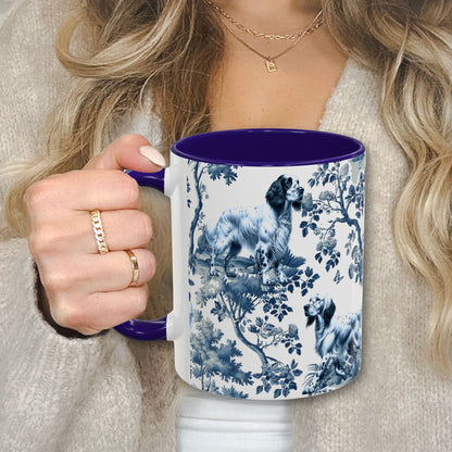English Setter Mug - Toile Pattern