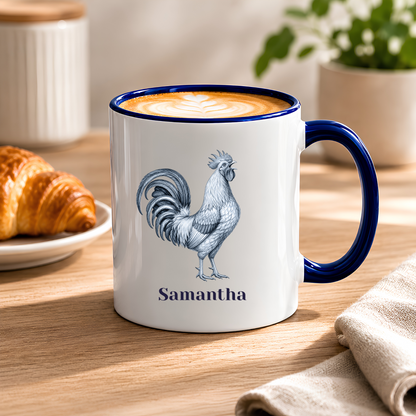 Rooster Mug - Personalized
