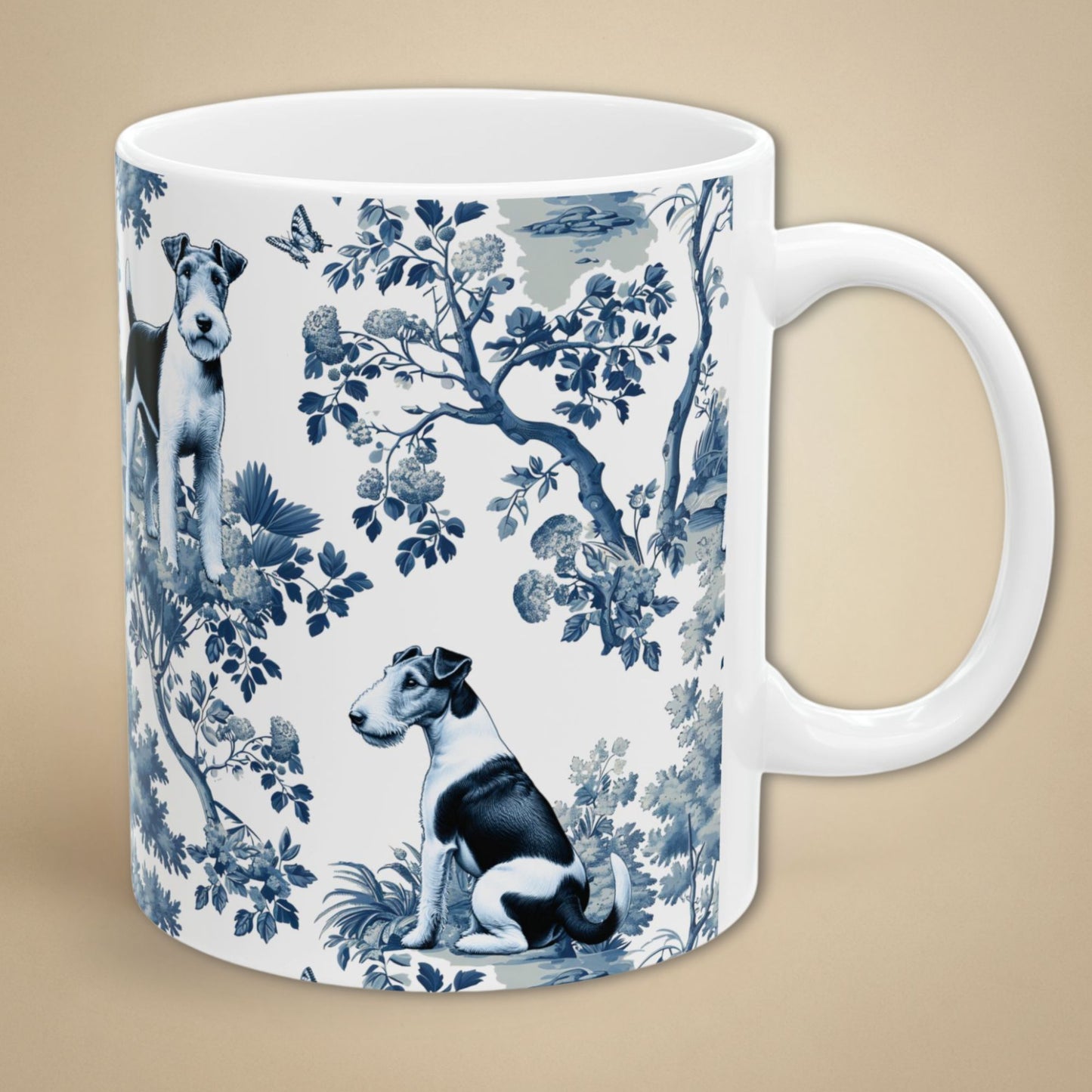 Fox Terrier Mug - Toile