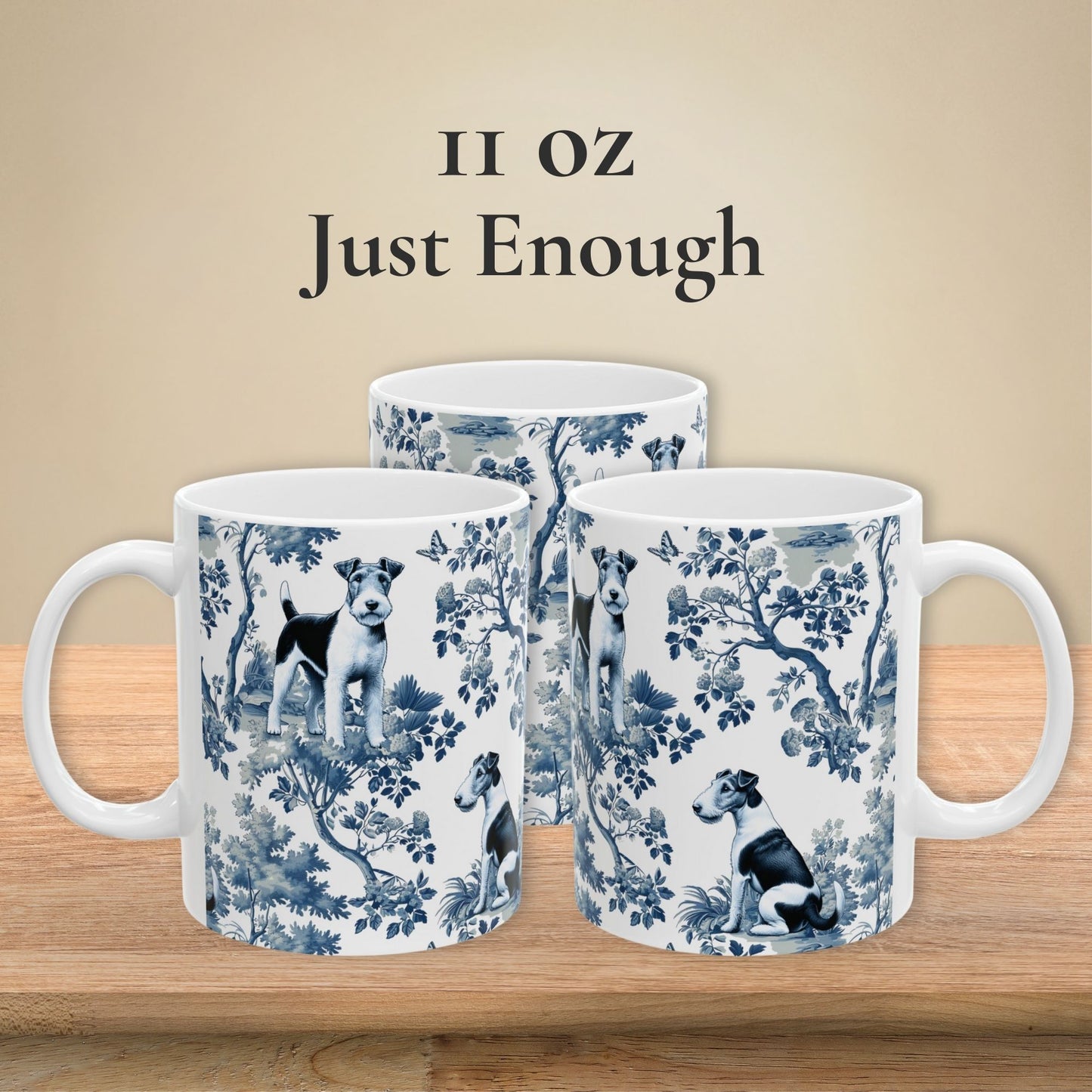 Fox Terrier Mug - Toile