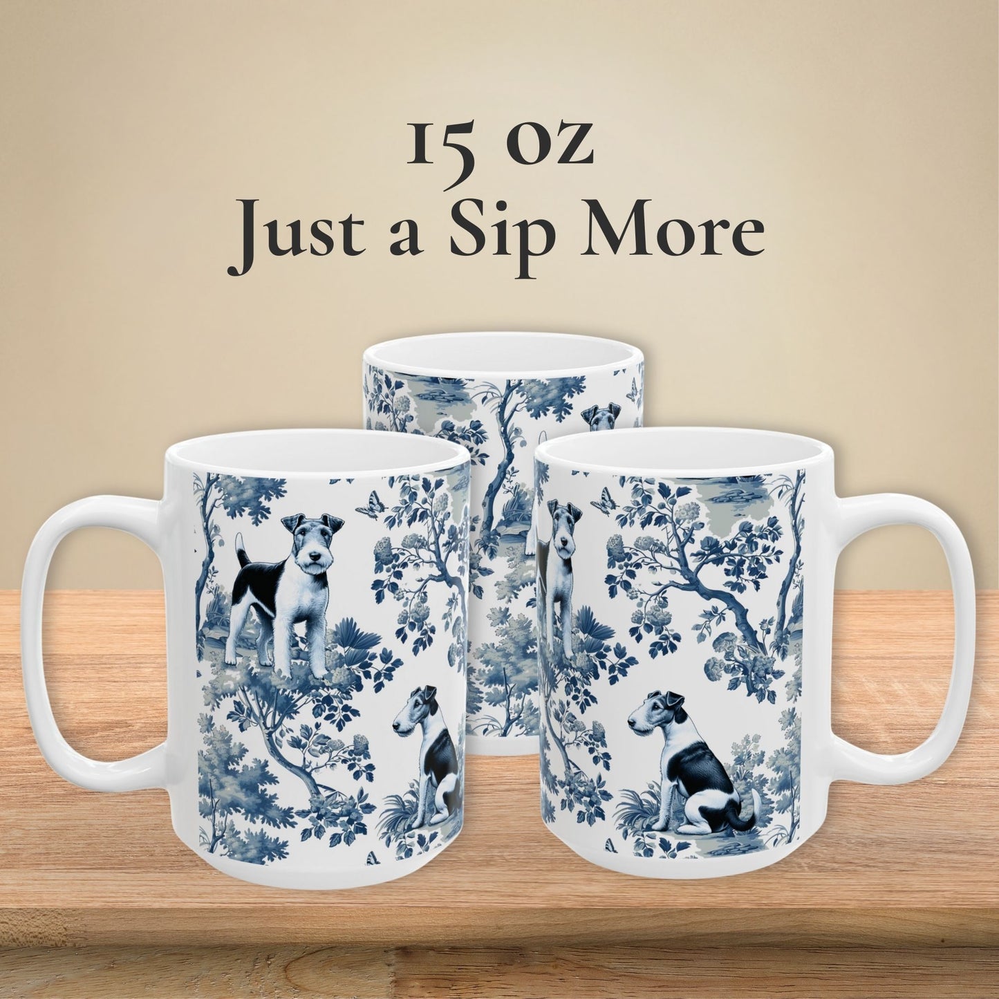 Fox Terrier Mug - Toile