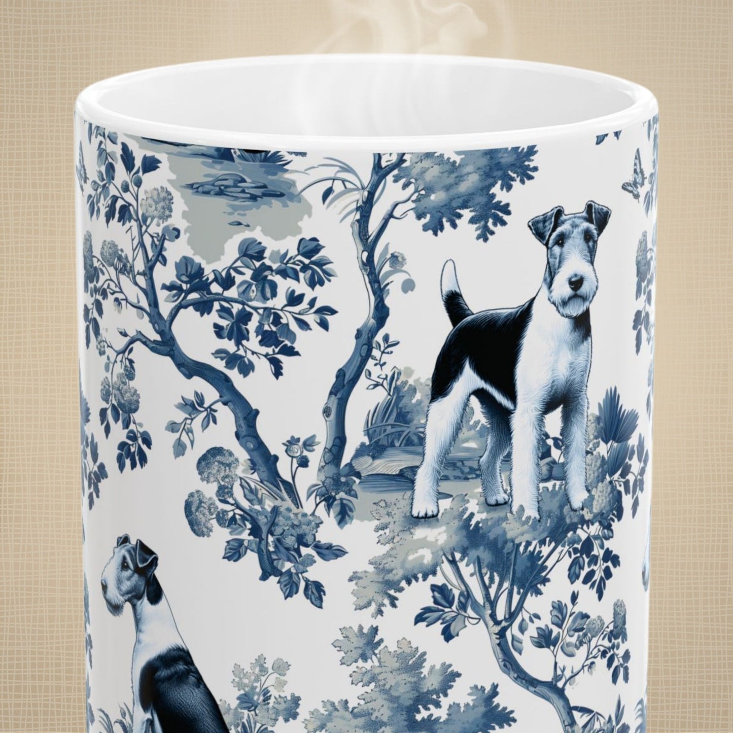 Fox Terrier Mug - Toile