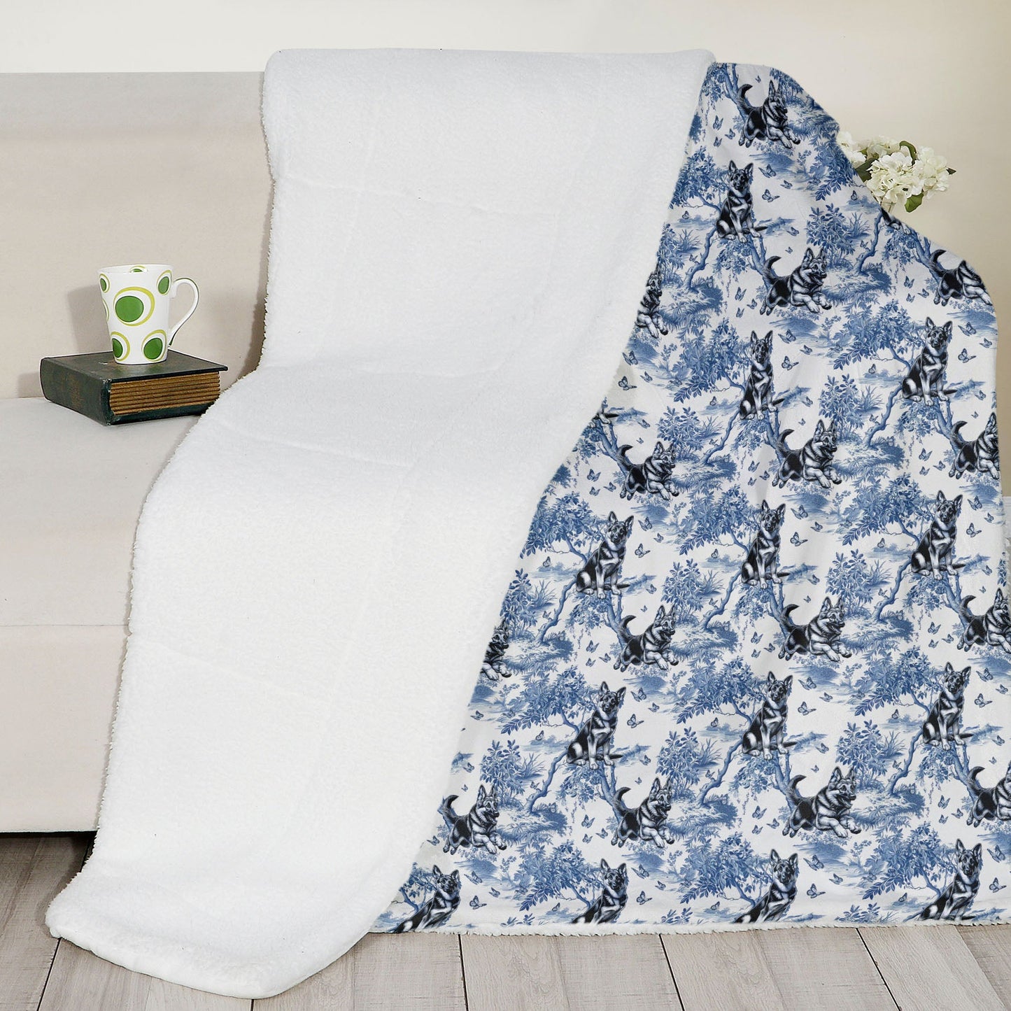 German Shepherd Blanket - Toile