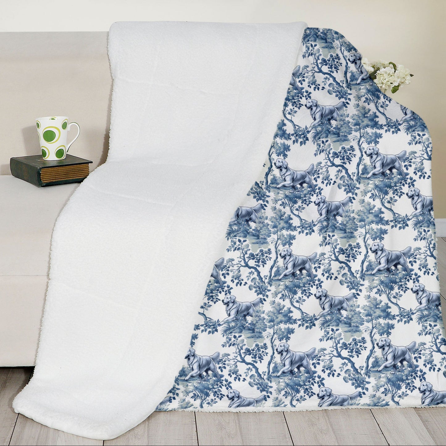 Golden Retriever Blanket - Toile