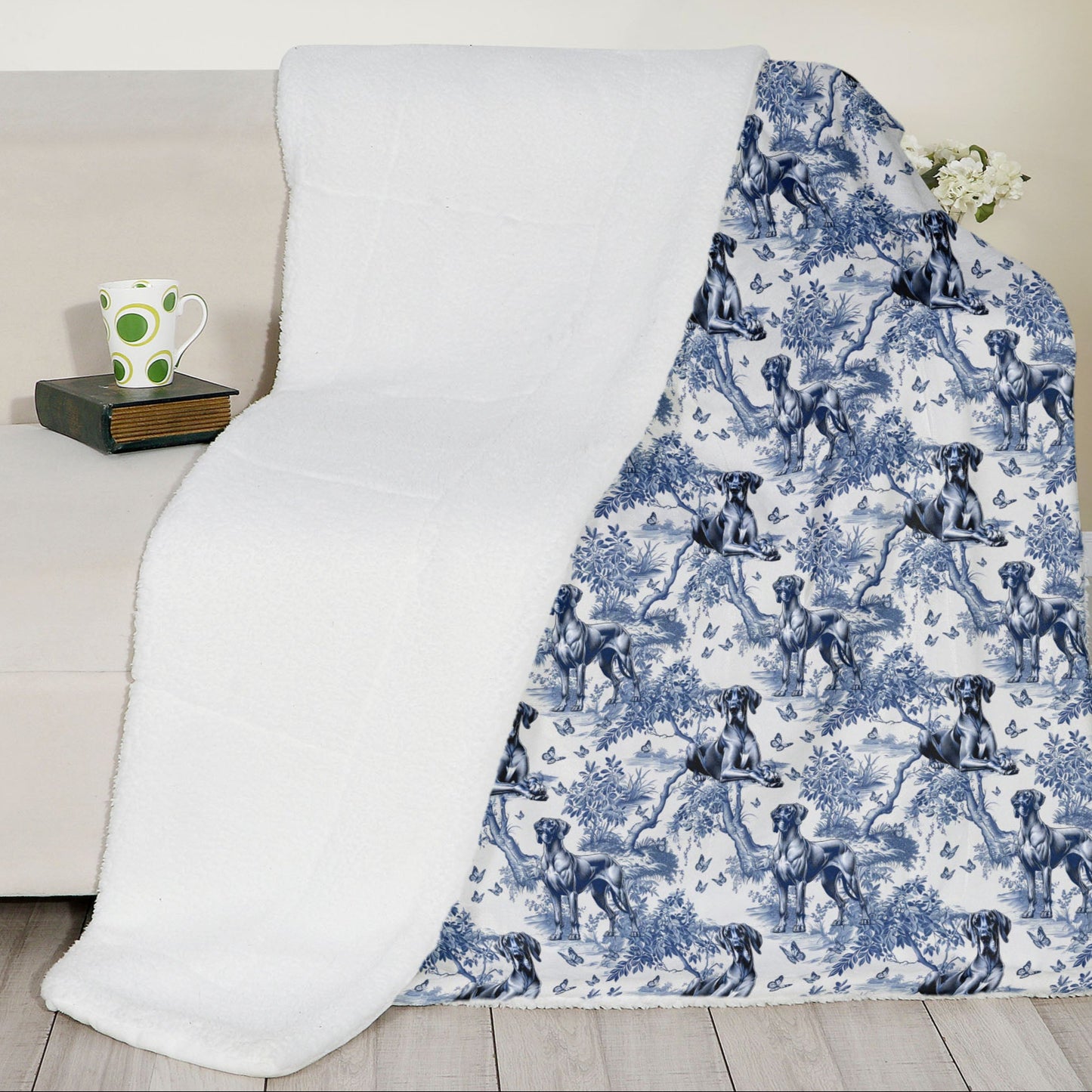 Great Dane Blanket - Toile