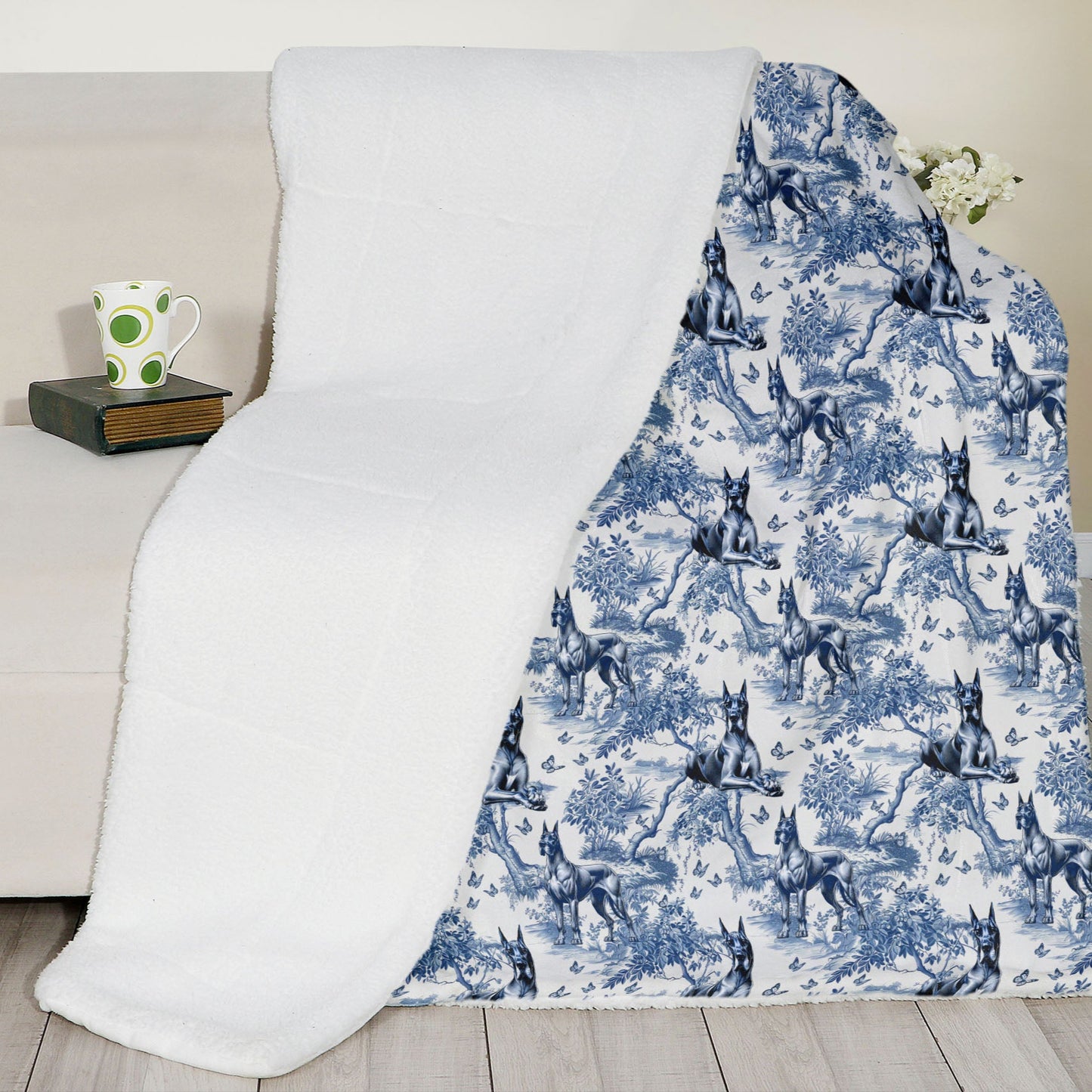 Great Dane Blanket - Toile
