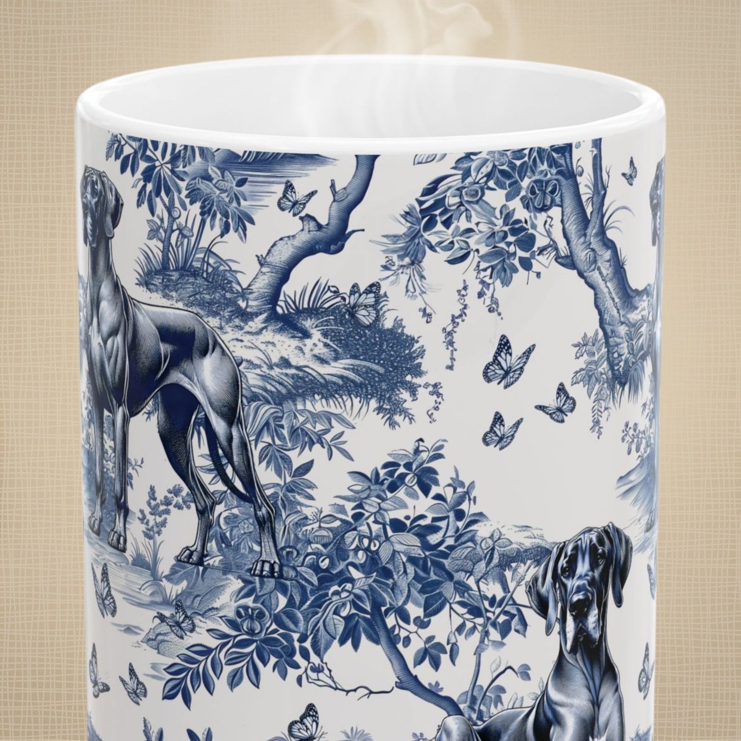 Great Dane Mug - Toile