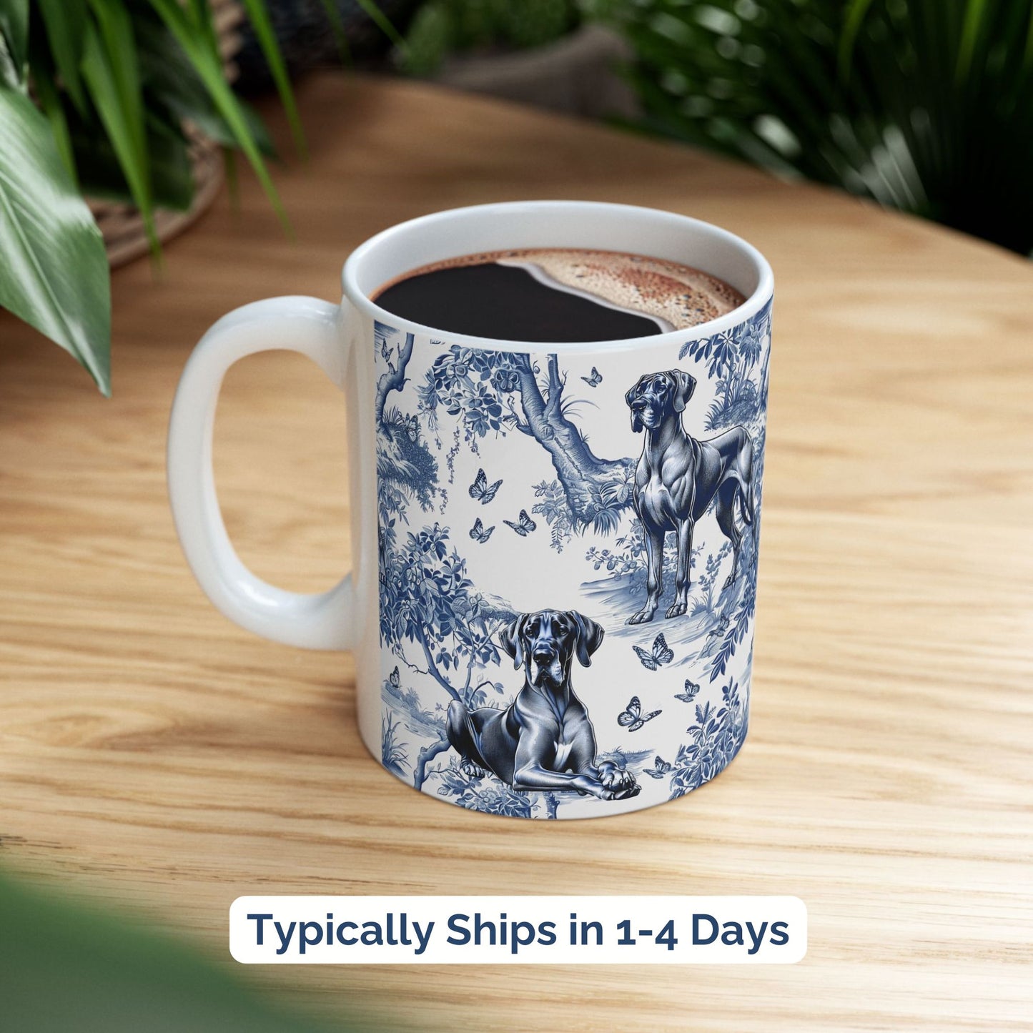 Great Dane Mug - Toile
