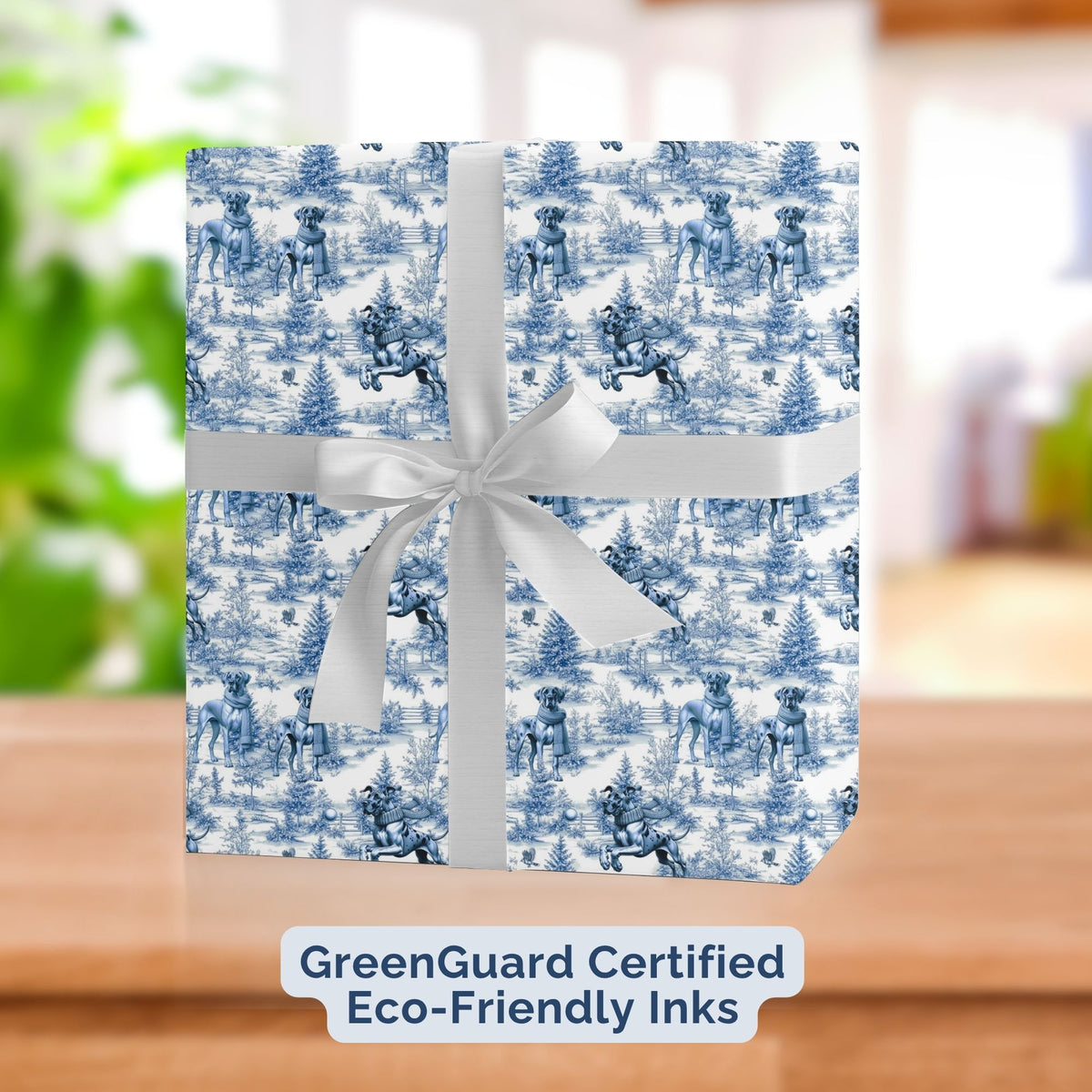 Great Dane Christmas wrapping paper
