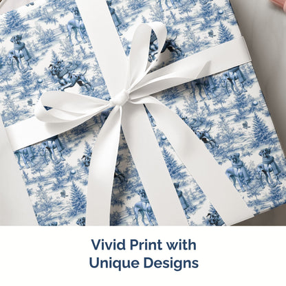 Great Dane Christmas wrapping paper