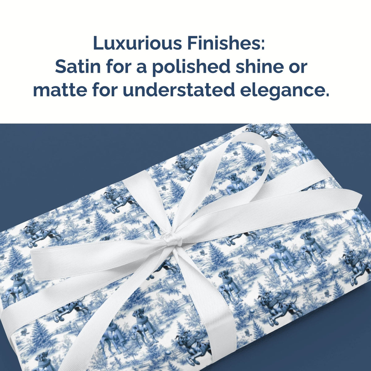 Great Dane Christmas wrapping paper