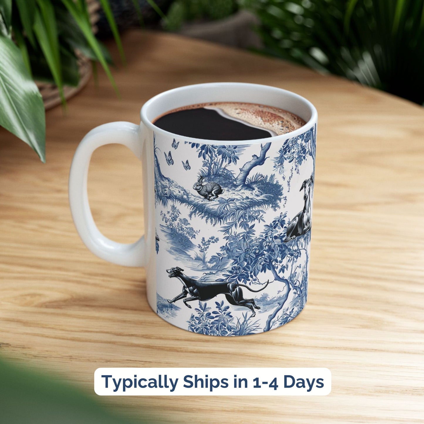 Greyhound Mug - Toile