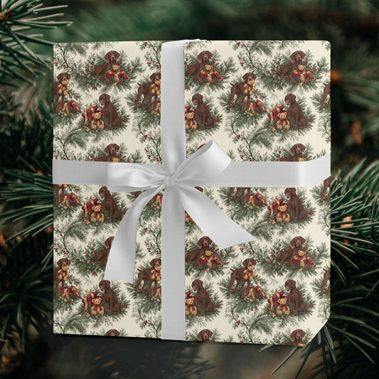 German Shorthaired Pointer Liver Christmas wrapping paper