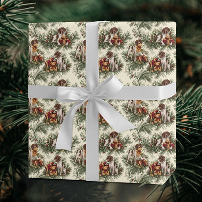 German Shorthaired Pointer Christmas wrapping paper