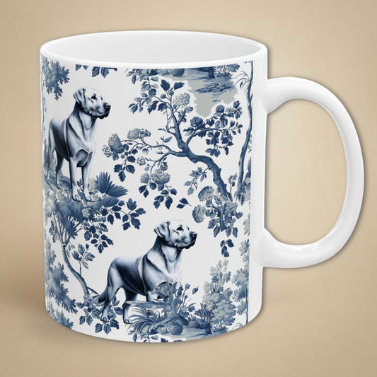 Labrador Retriever Mug - Lab Toile