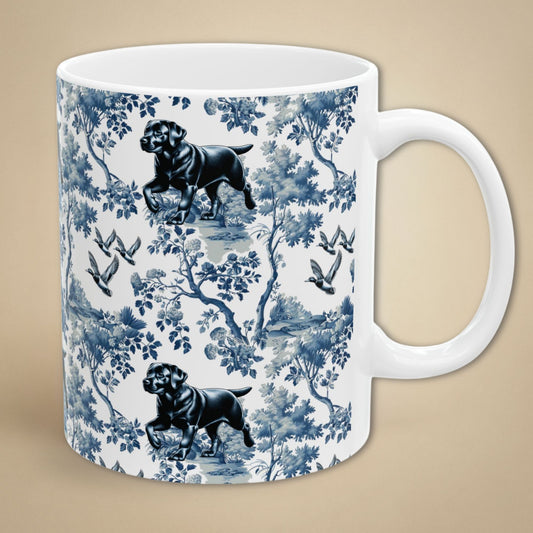 Labrador Retriever Mug - Lab Toile