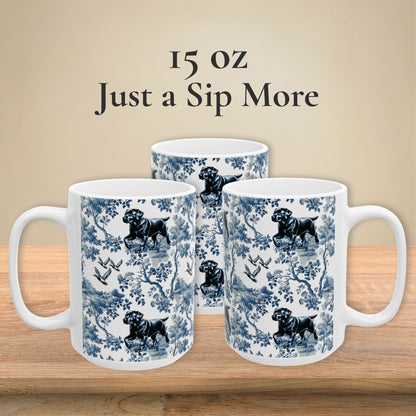 Labrador Retriever Mug - Lab Toile