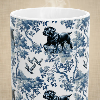 Labrador Retriever Mug - Lab Toile