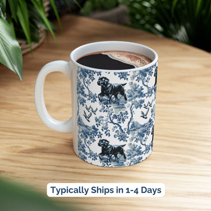 Labrador Retriever Mug - Lab Toile