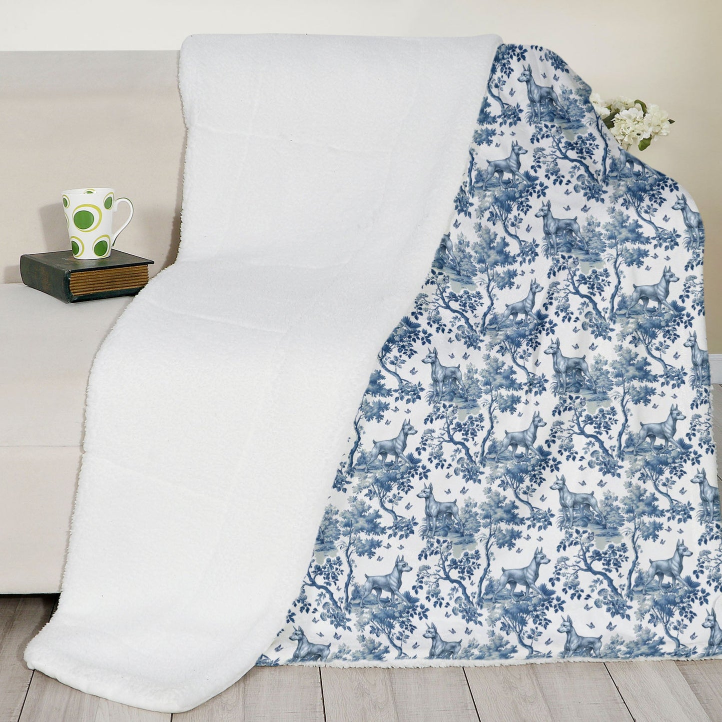 Miniature Pinscher Blanket - Toile