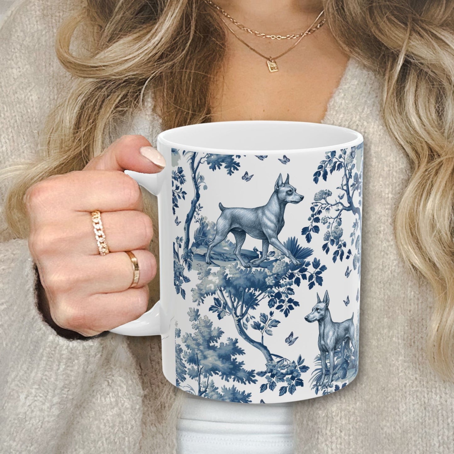 Miniature Pinscher Mug - Toile