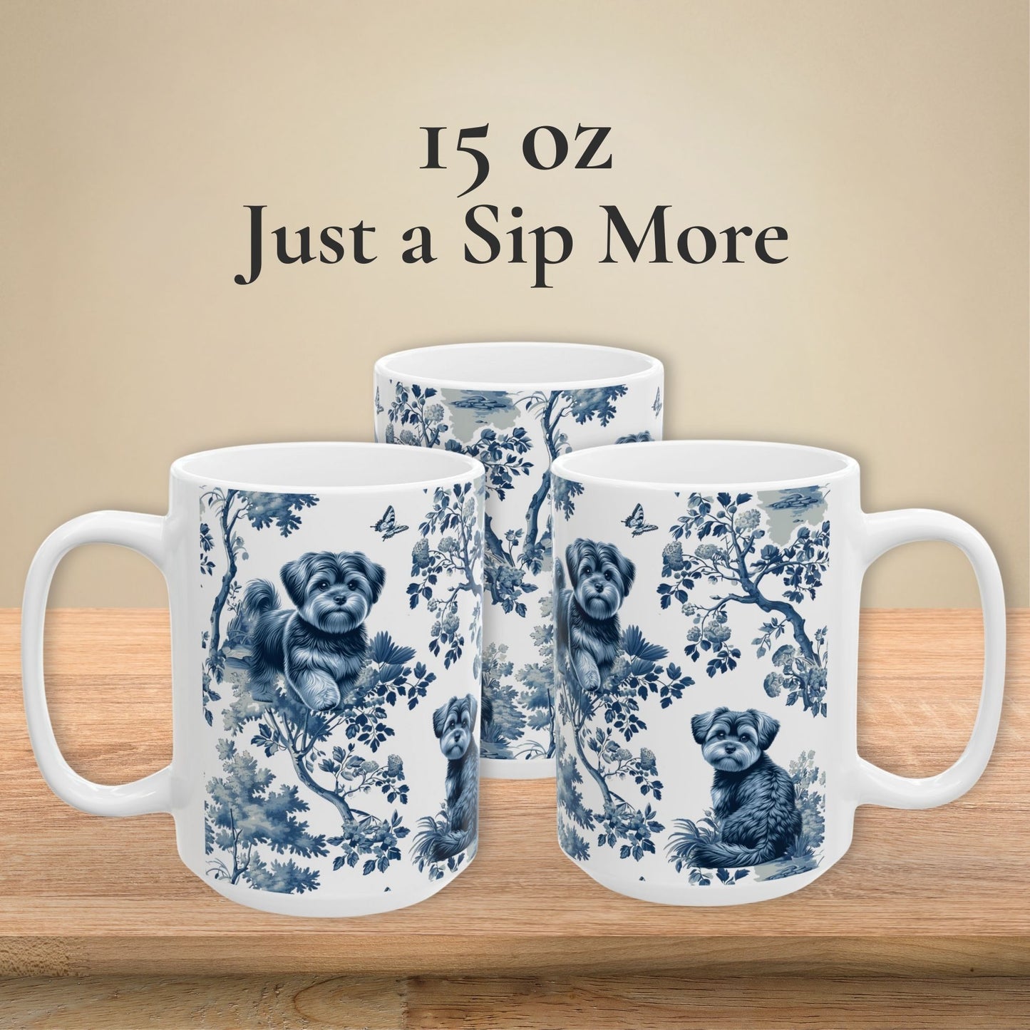 Morkie Mug - Toile