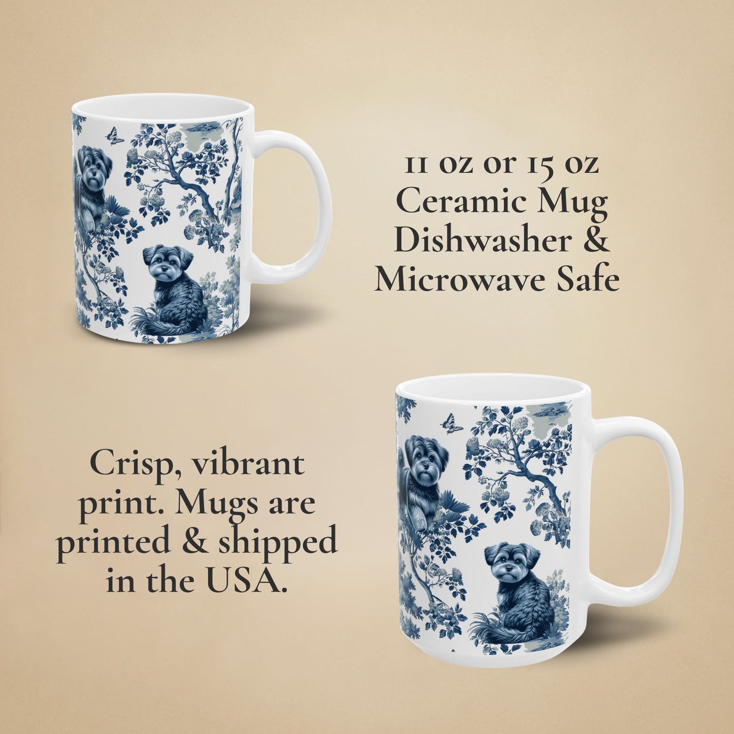 Morkie Mug - Toile