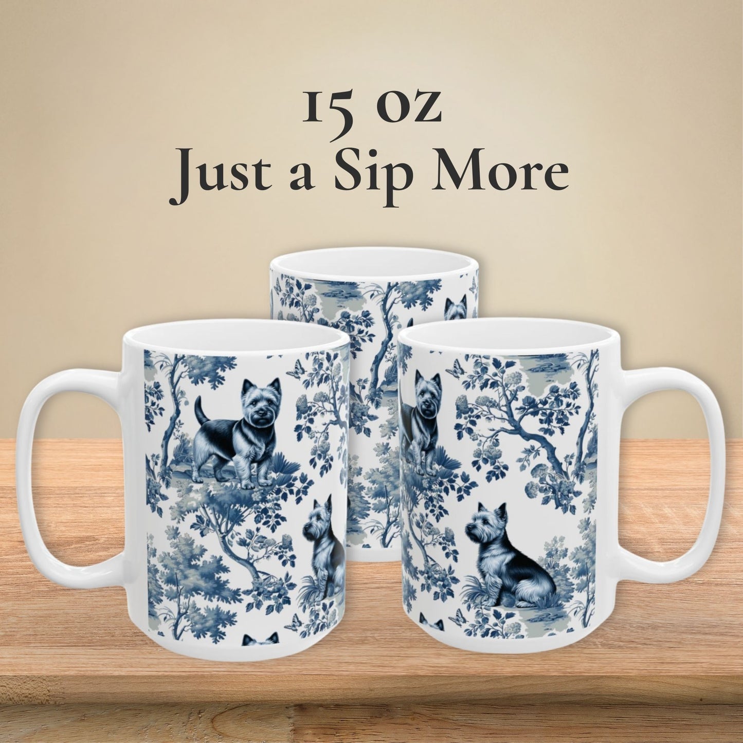 Norwich Terrier Mug - Toile