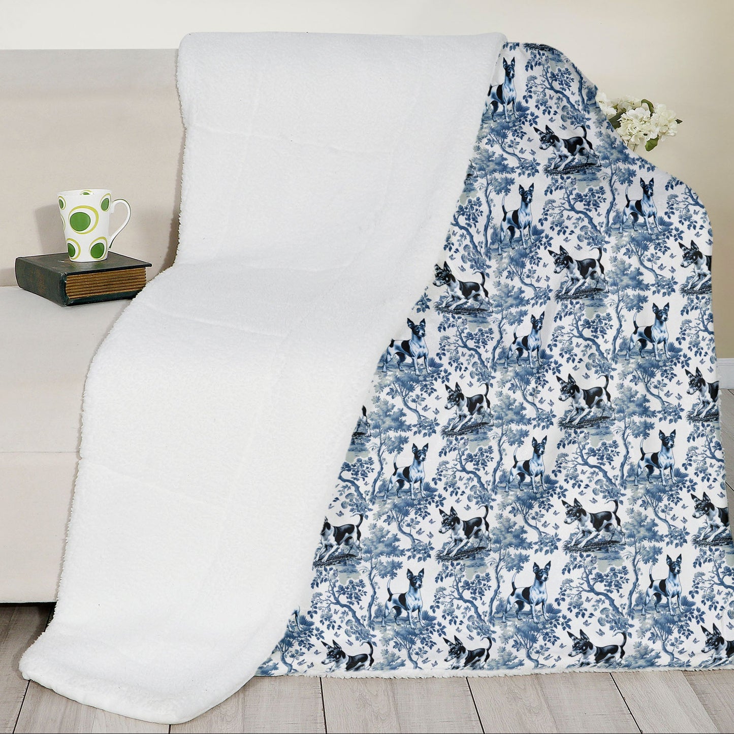 Rat Terrier Blanket - Toile